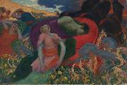 Rupert Bunny The Rape of Persephone oil painting